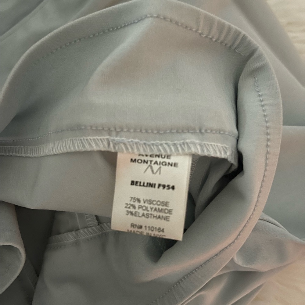 Avenue Montaigne Women’s Light Gray Pants - Picture 6 of 7